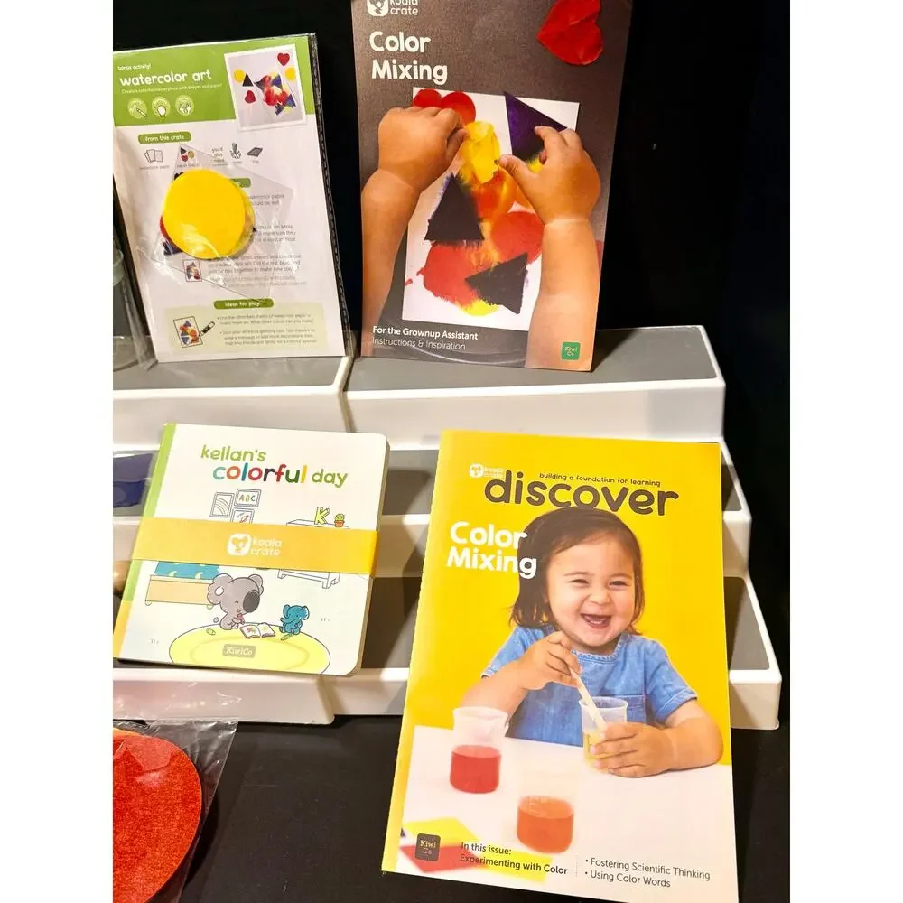 KiwiCo Kiwi Koala Crate “Color Mixing” For Ages 2+ STEM Build Box New in Box